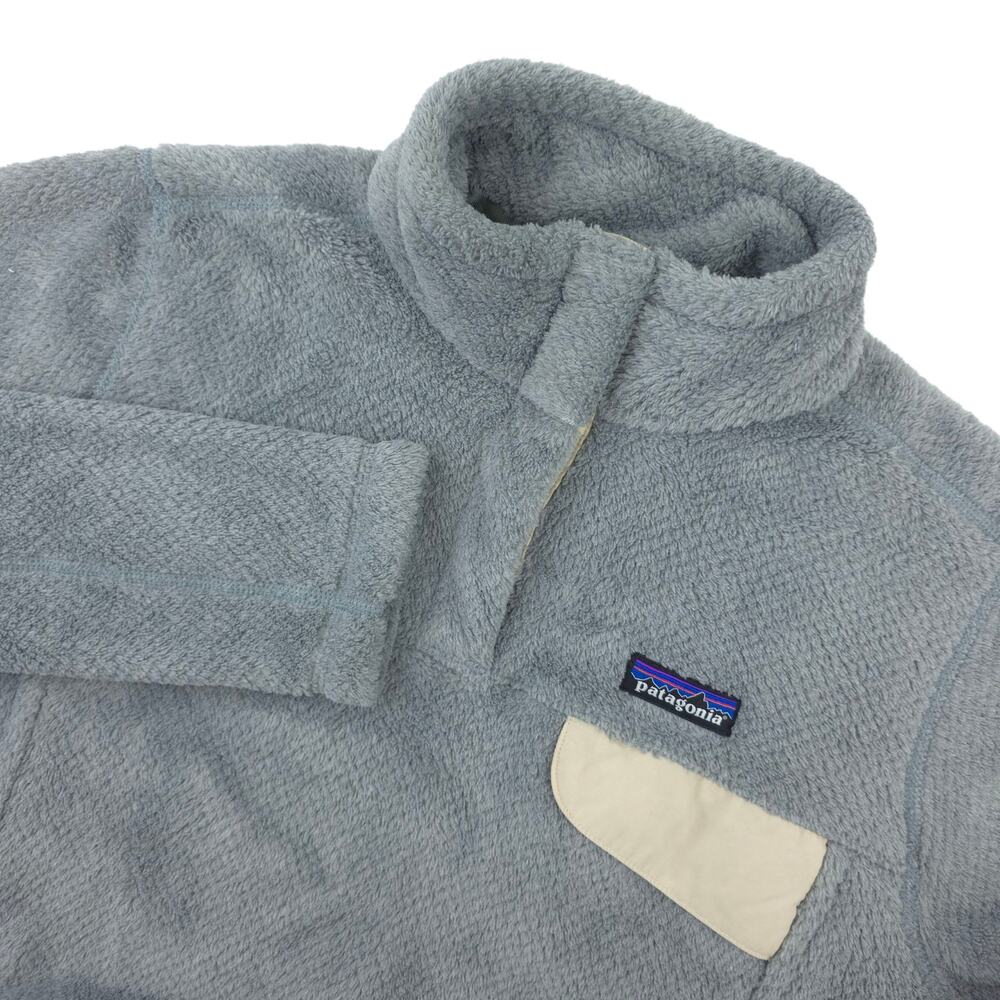 Patagonia Sweater Re-Tool Snap-T Womens L Gray Polartec Fleece Pullover Gorpcore